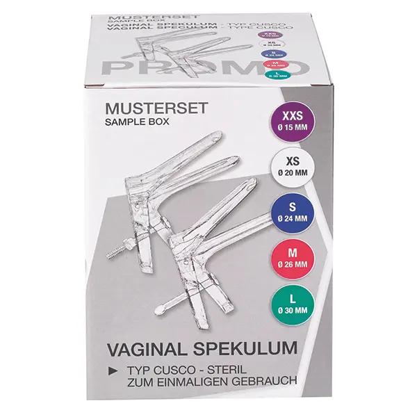 Mediware Vaginal Spekulum flexible Anwendung durch Rändel-Verstellschraube