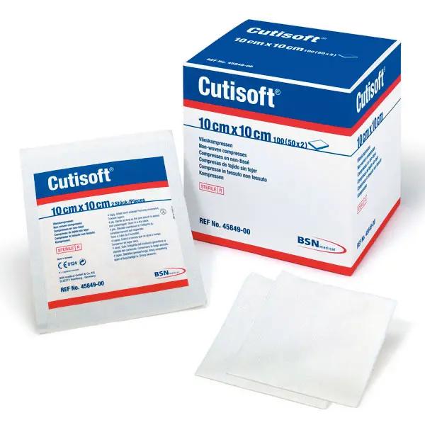 CutiSoft Vlieskompressen -  Unsteril, atmungsaktiv, weich, latexfrei