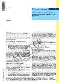 Patientenaufklärungsbögen, 50 Stück - Narkose/Regionalanästhesie (Erwachsene/Jugendliche)