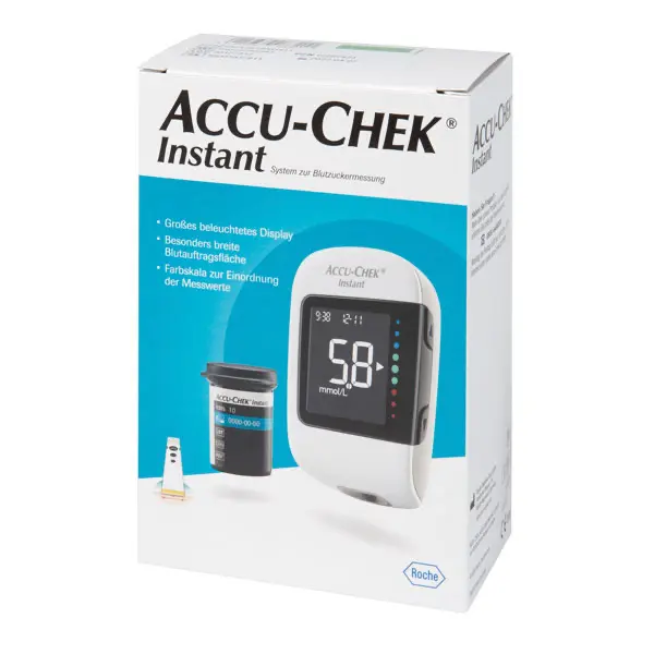 Accu-Chek Instant Set - Blutzuckermessgerät mg/dl oder mmol/l