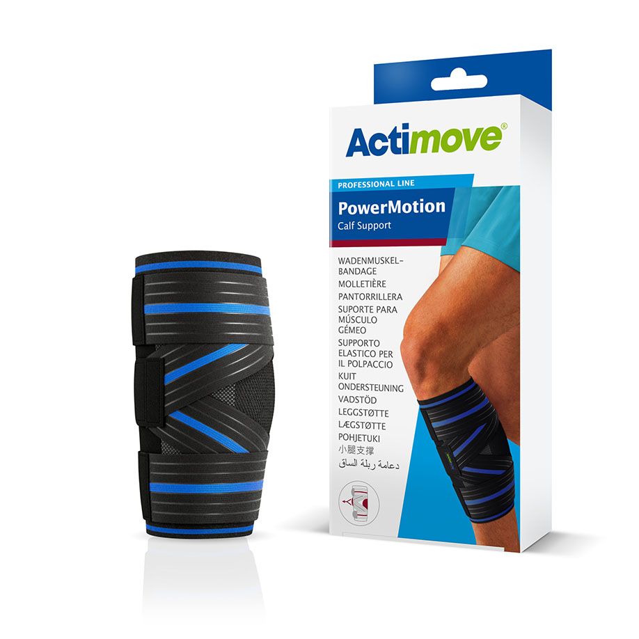 Actimove PowerMotion Wadenbandage - schwarz/blau
