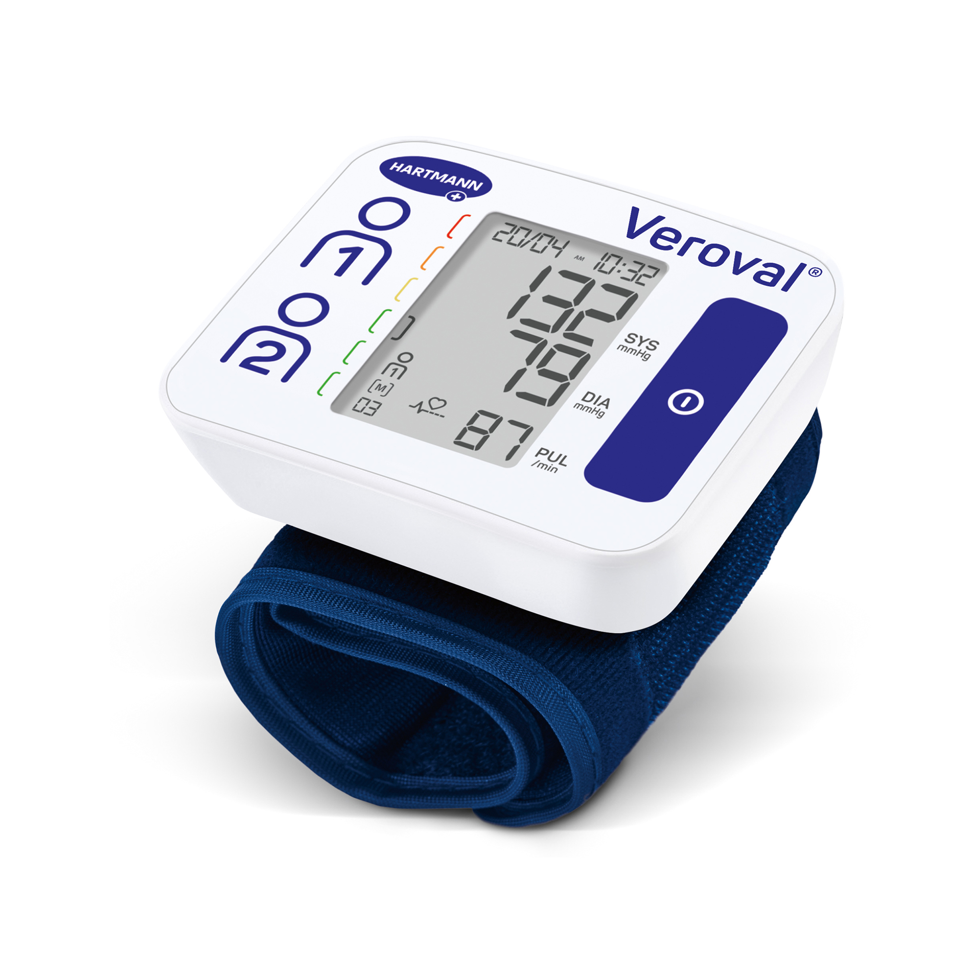 Hartmann Veroval Compact Handgelenk-Blutdruckmessgerät – Vollautomatische Messung