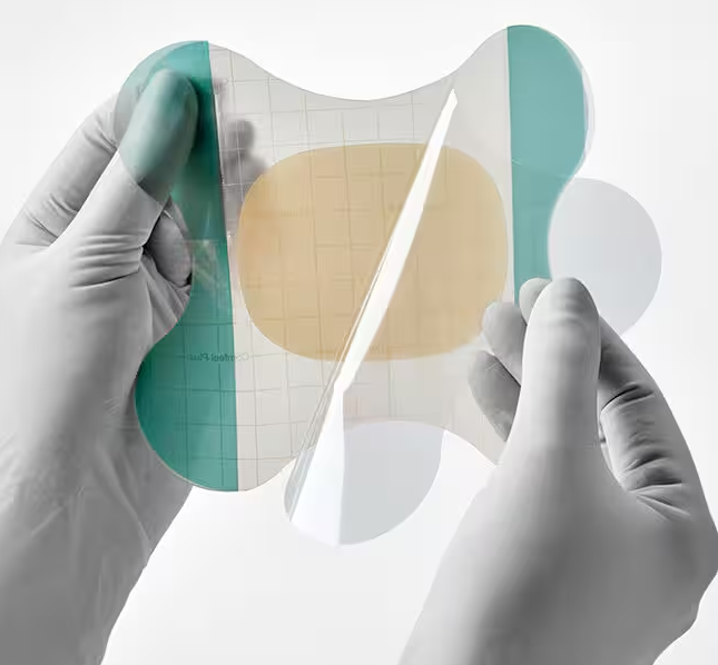 Comfeel Plus Contouriert, 6 x 8 cm - Hydrokolloidverbände für die feuchte Wundheilung