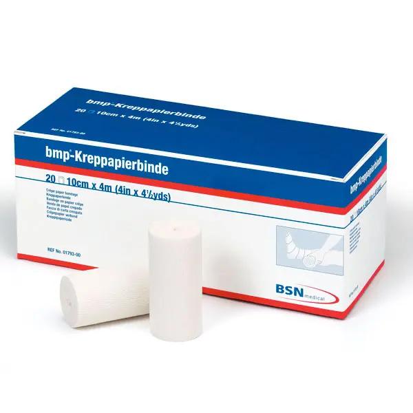 Krepppapierbinden zur rutschfesten Fixierung von Polstermaterial, 200% Dehnbar, Reißbar