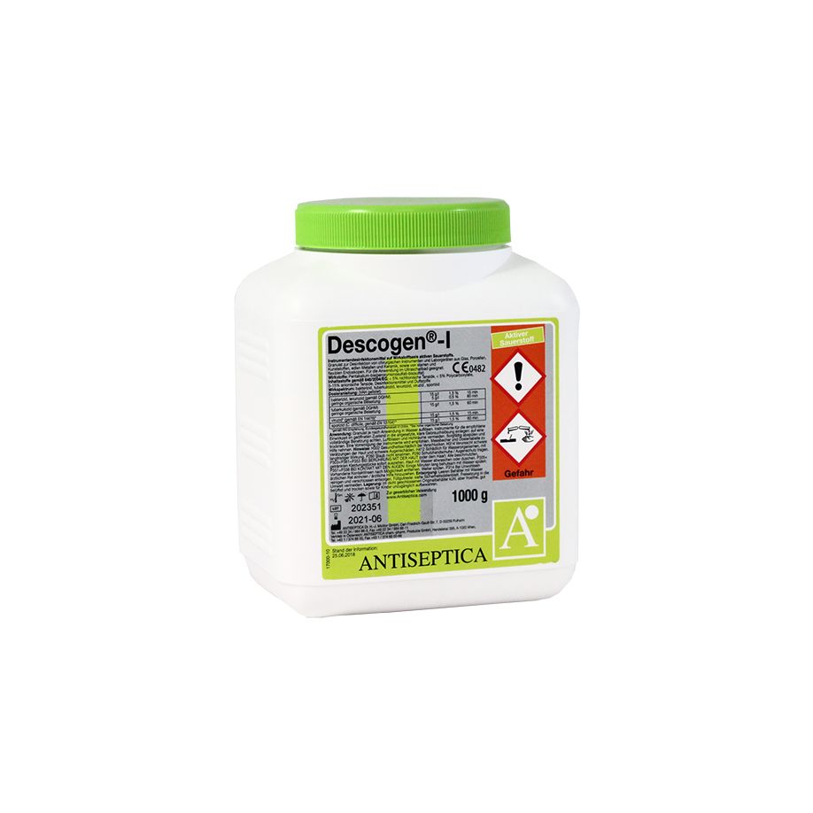 Descogen I - Granulat zur manuellen Desinfektion von medizinischen Instrumenten, 1 kg Dose