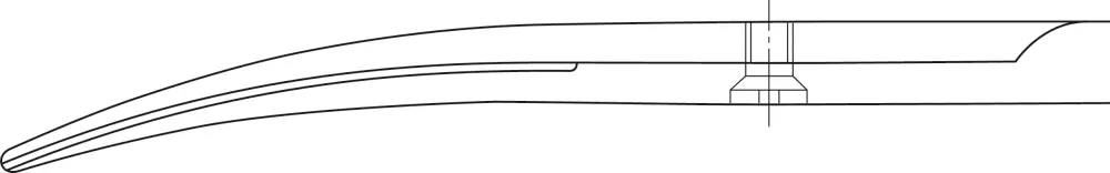 METZENBAUM Präparierschere - gebogen, stumpf/stumpf, 160 mm