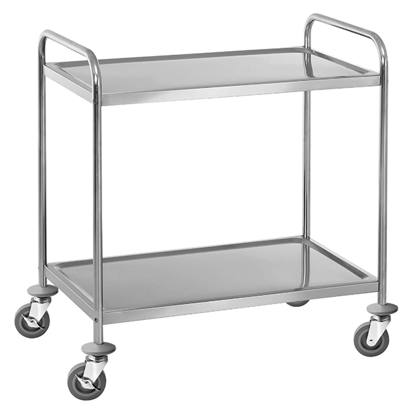 Comfort Universalwagen - aus Edelstahl, jede Etage bis max. 50kg belastbar