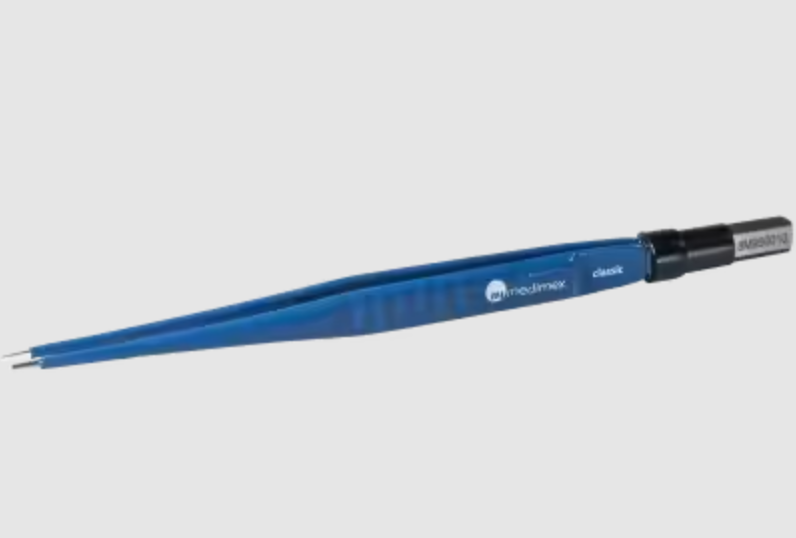 Bipolare Pinzette classic, gerade, 16 cm - Spitzenform gerade, Maul spitz 1 mm