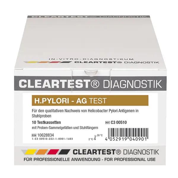 Cleartest Helicobacter pylori-Antigen aus Stuhl - Test zum Nachweis