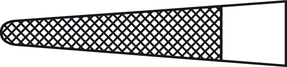 Aesculap WEBSTER DUROGRIP Nadelhalter, 13 cm - Hartmetall, gerade, Maul mit Teilung 0,4 mm