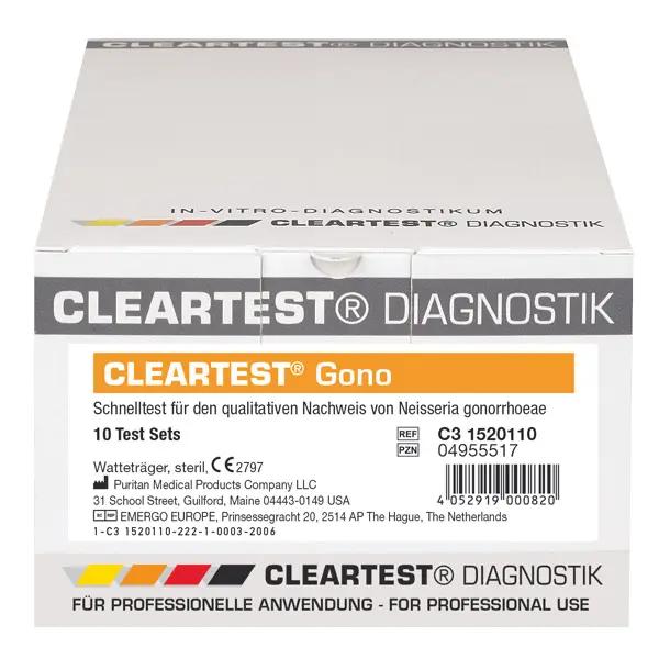 Cleartest Gono - Immunochromatografischer Schnelltest zum Nachweis des Gonorrhoe Antigen