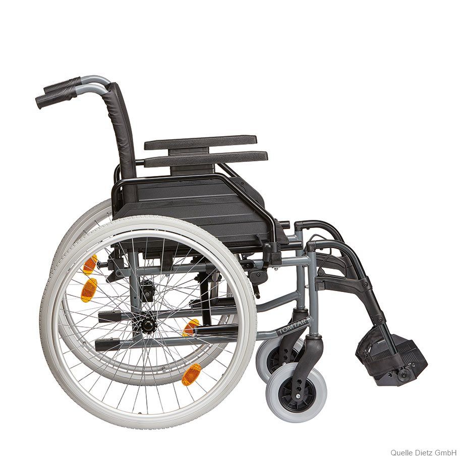 Rollstuhl TOMTAR MR-S - manueller Faltrollstuhl Standard, Sitzbreite 48 cm