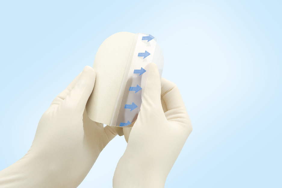 Cutimed hydro L  - Steriler dünner Hydrokolloidverband, selbstklebend