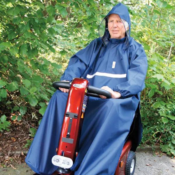 Scooter-Wetterschutz aus leichtem wasser- und winddichtem Nylonmaterial
