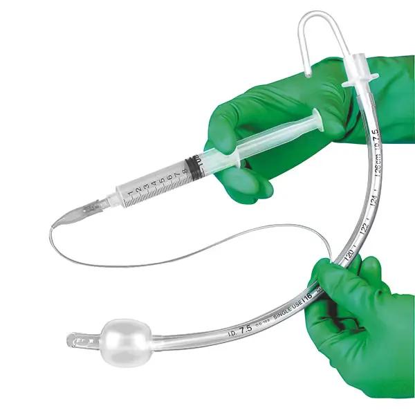 Endo Breezer Set - Endotrachealtuben Set mit Einweg-Einführungsmandrin und Blockerspritze