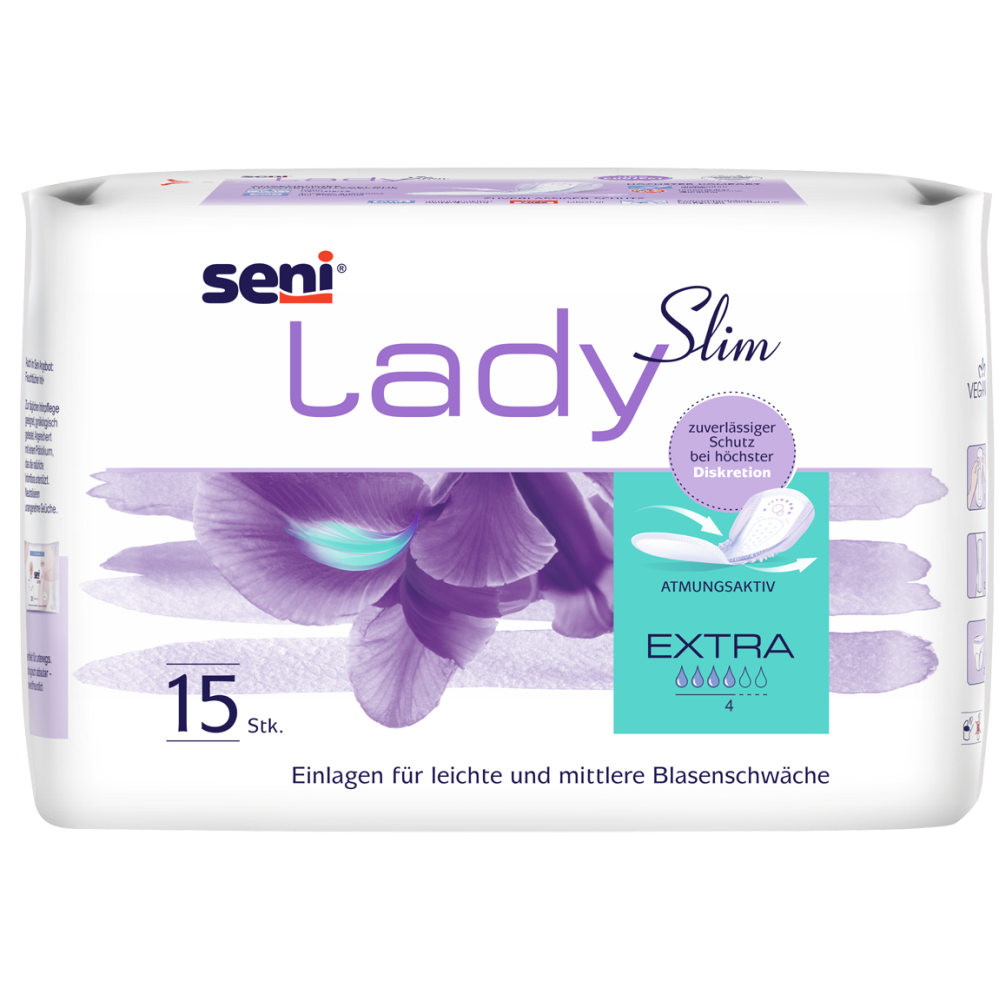 Seni Lady Slim Extra, 15 Stück - Inkontinenzeinlagen