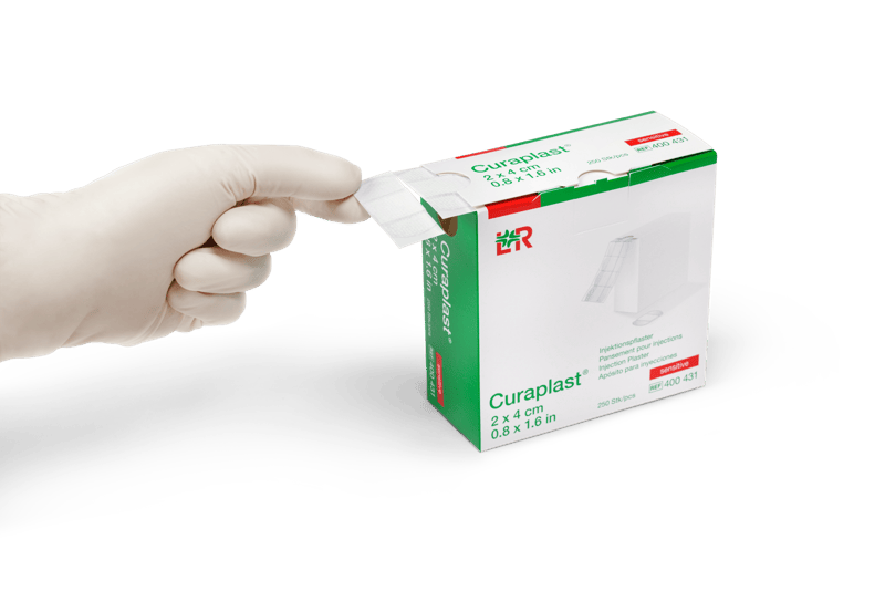 Curaplast Sensitiv Injektionspflaster - 2 x 4 cm, 250 Stück
