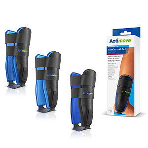 Actimove TaloCast AirGel Sprunggelenkorthese - schwarz/blau