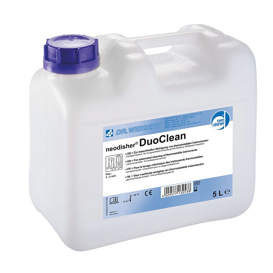 neodisher DuoClean - Flüssigkonzentrat, Maschinelle Reinigung von Instrumenten