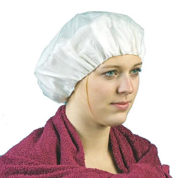 Shampoo Haube mit Wasser und Reinigungs- & Haarpflegestoffen