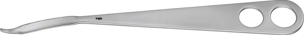 Aesculap HOHMANN Knochenhebel - gebogen, Spitze scharf