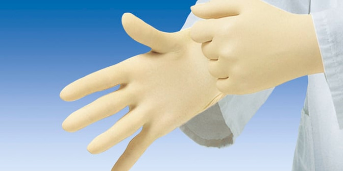 Peha-soft Latex Comfort Untersuchungshandschuhe - puderfrei, unsteril, 100 Stück