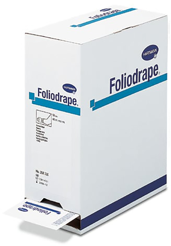 Foliodrape Armschützer, steril - mit Bündchen, Länge 50 cm