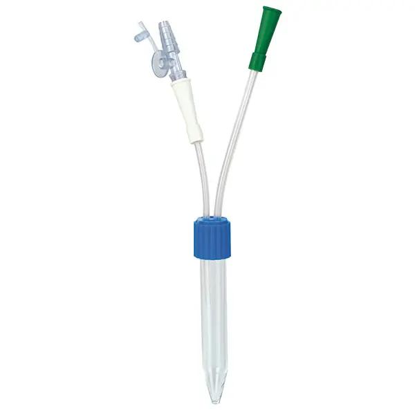 Tracheal Saugset - Mit Universal-Ansatz, Unterbrechungsventil und abnehmbarer Schraubkappe