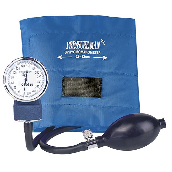 Pressure Man I - Blutdruckmesser mit Klettmanschette in verschied. Farben