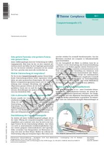 Patientenaufklärungsbögen, 50 Stück - Computertomografie (CT)