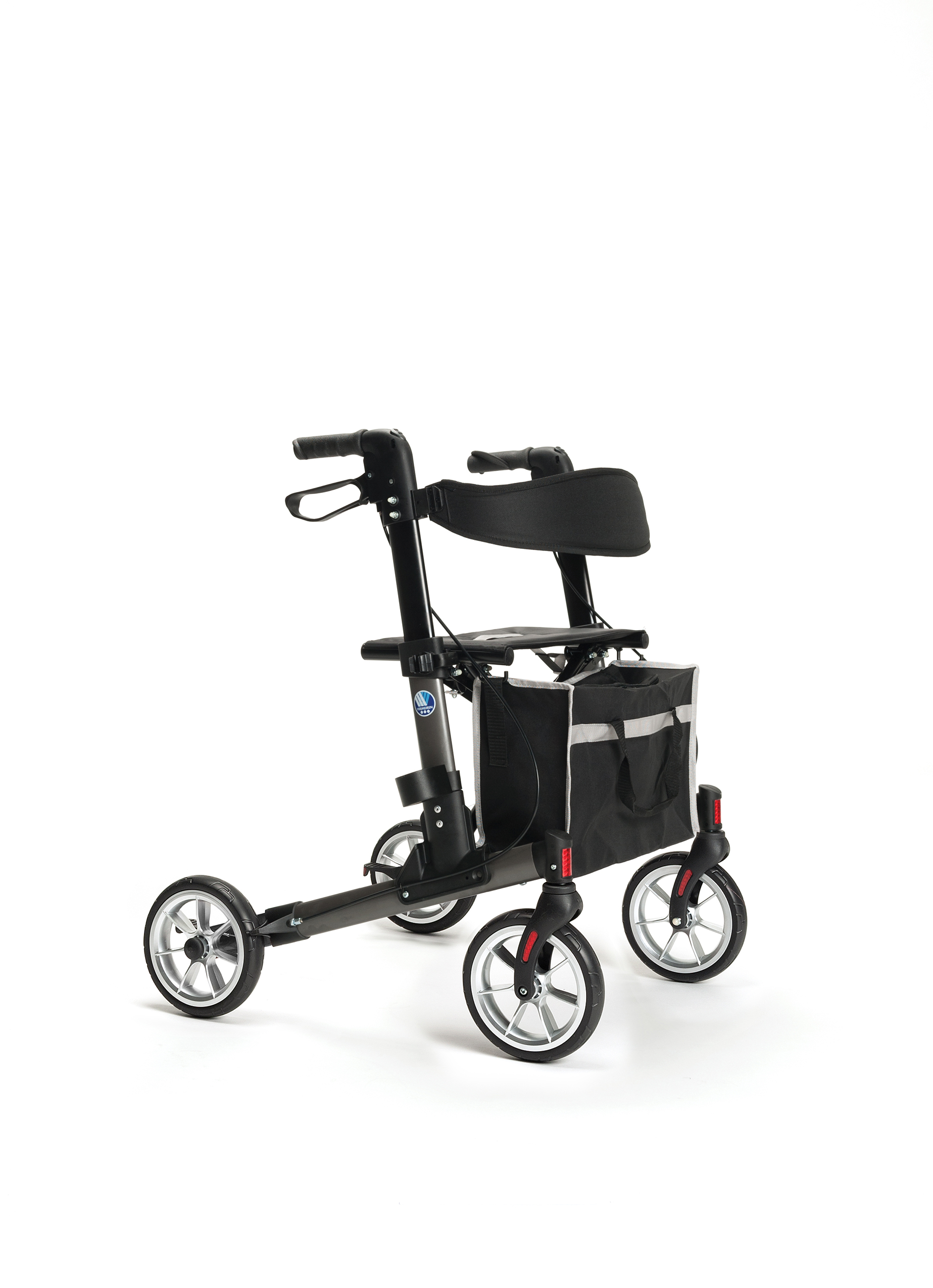 Leichtgewichtrollator "Quava", faltbar - höhenverstellbar, max. Benutzergewicht 136 kg